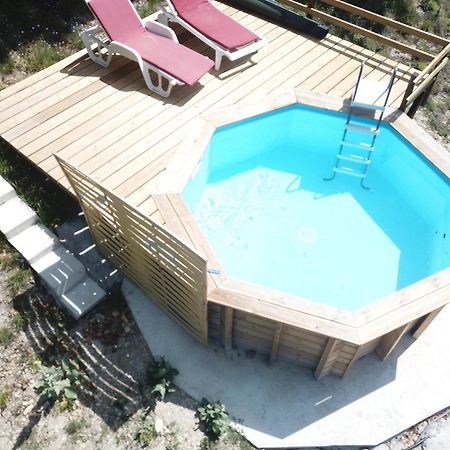 Chalet Sur Pilotis Avec Piscine Privee Luceram Экстерьер фото