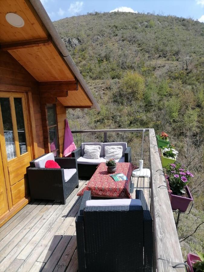 Chalet Sur Pilotis Avec Piscine Privee Luceram Экстерьер фото