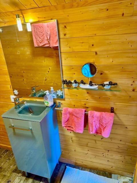 Chalet Sur Pilotis Avec Piscine Privee Luceram Экстерьер фото