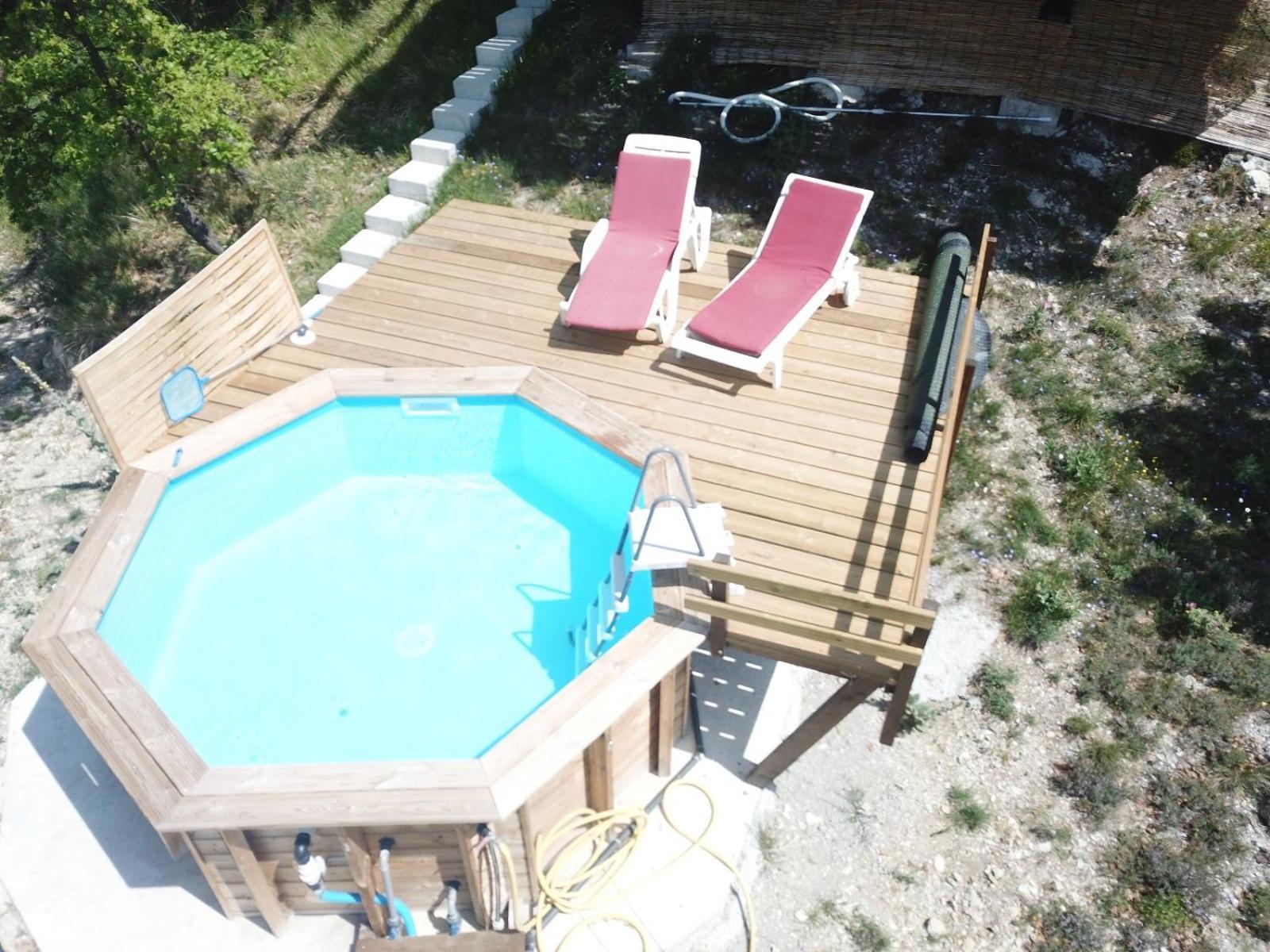 Chalet Sur Pilotis Avec Piscine Privee Luceram Экстерьер фото