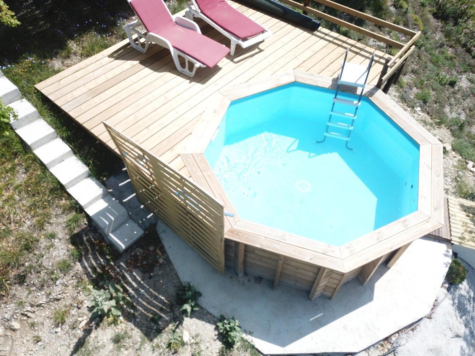 Chalet Sur Pilotis Avec Piscine Privee Luceram Экстерьер фото